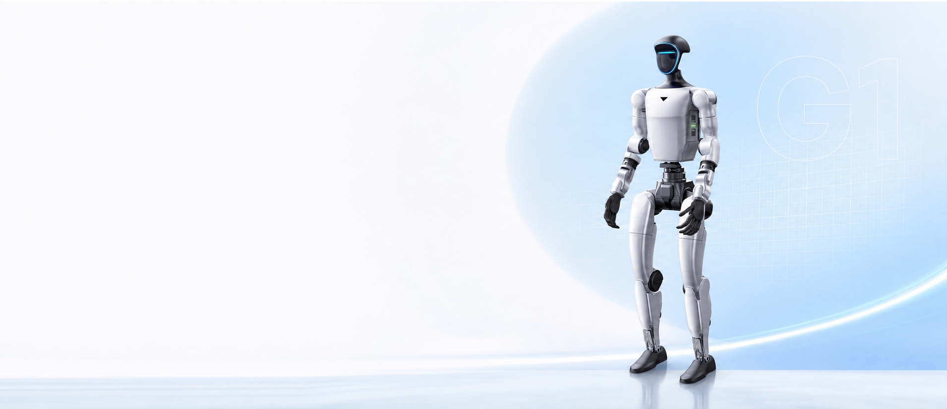 The Unitree G1 humanoid robot standing upright